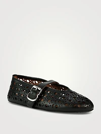 Leather Ballet Flats
