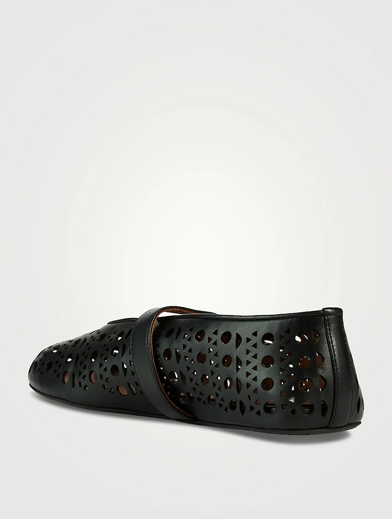 Leather Ballet Flats