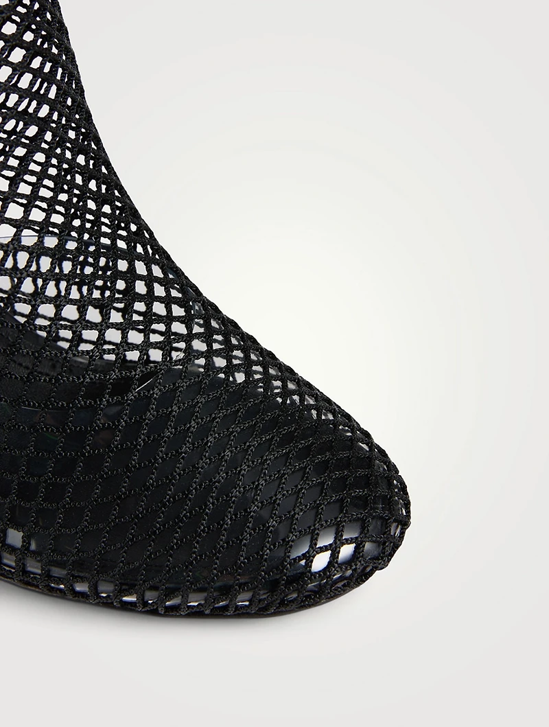La Cage Mesh Wedge Boots