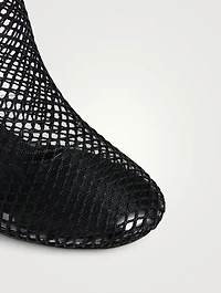 La Cage Mesh Wedge Boots