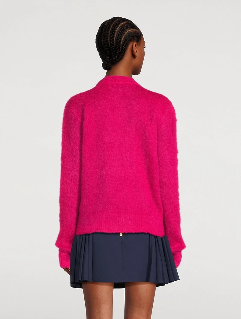 Brushed Wool-Blend Sweater