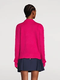 Brushed Wool-Blend Sweater