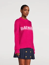 Brushed Wool-Blend Sweater