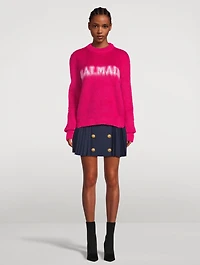 Brushed Wool-Blend Sweater