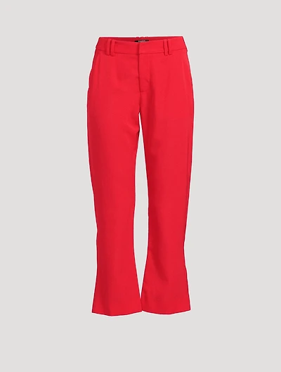 Grain De Poudre Bootcut Trousers