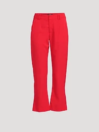 Grain De Poudre Bootcut Trousers