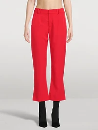 Grain De Poudre Bootcut Trousers