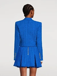 Cropped Tweed Blazer