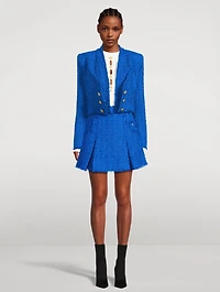Cropped Tweed Blazer