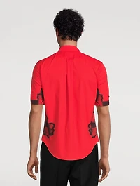 Ink Flower Short-Sleeve Shirt