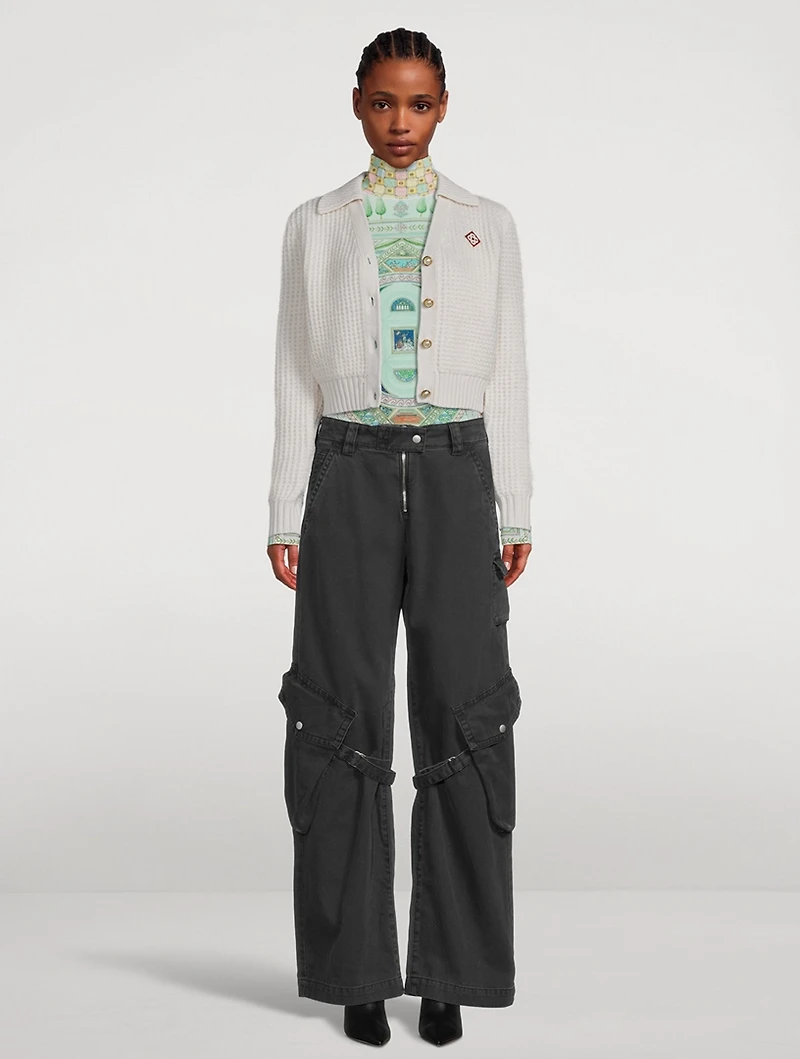 Mesh Turtleneck Le Labyrinthe Print