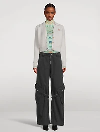 Mesh Turtleneck Le Labyrinthe Print