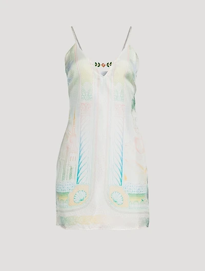 La Monnaie Silk Slip Dress