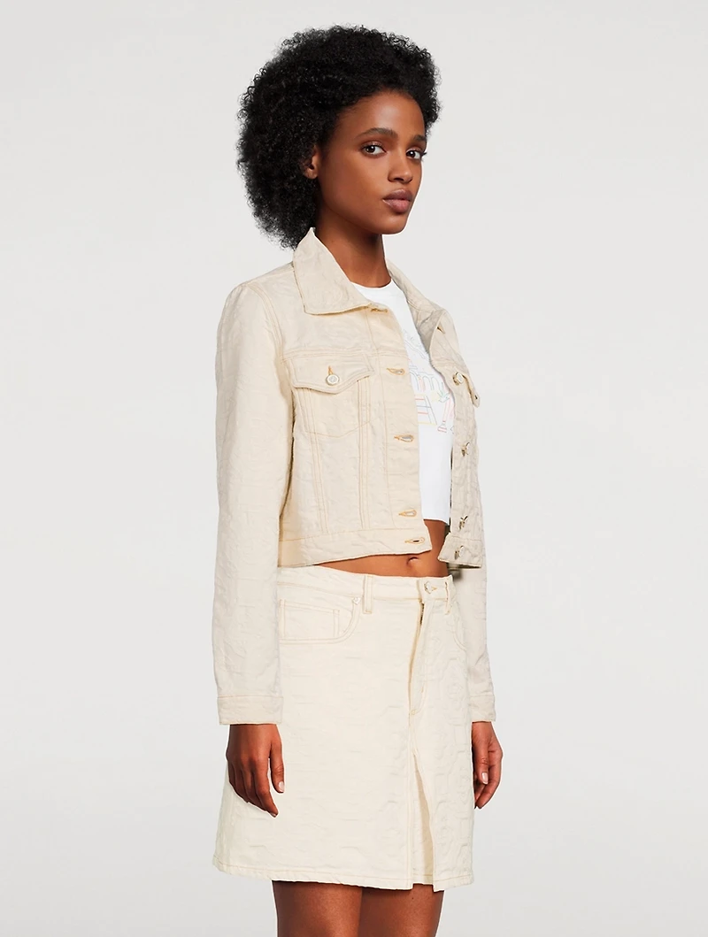 Monogram Jacquard Denim Jacket