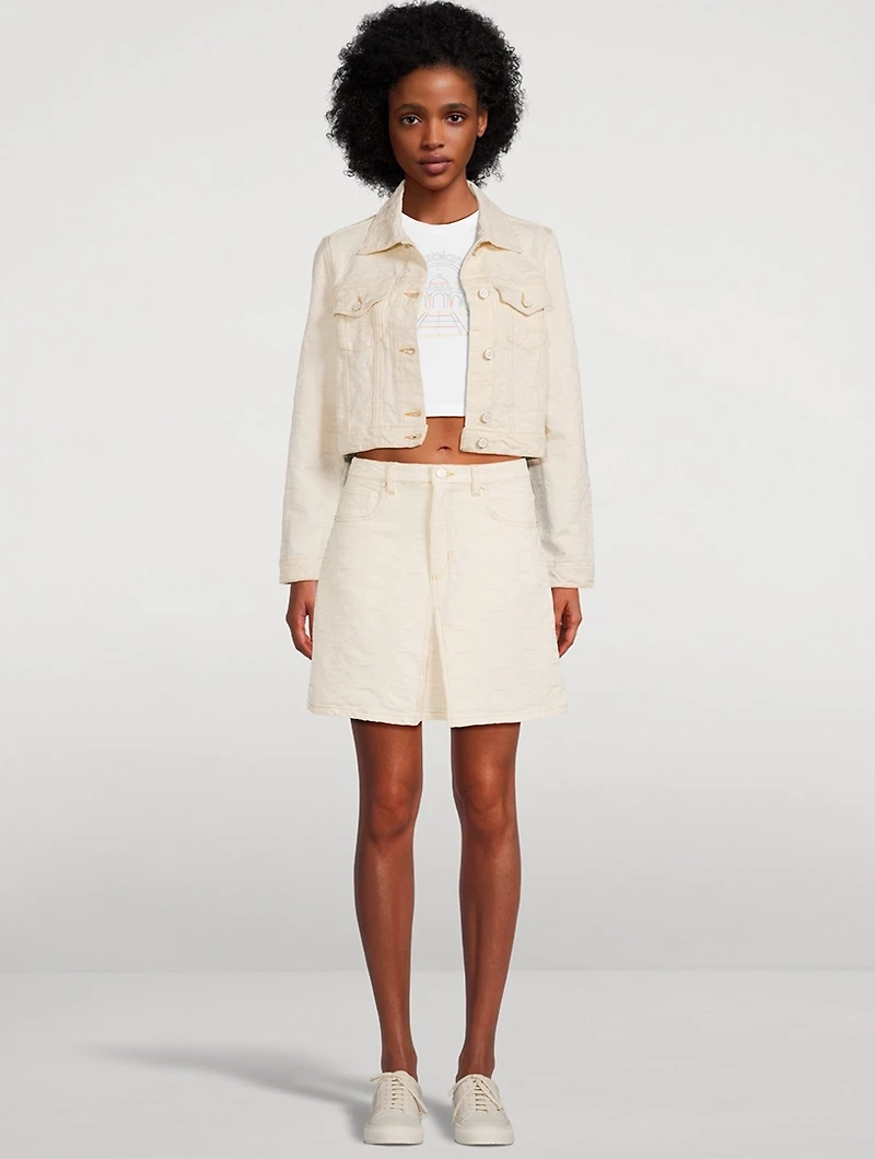 Monogram Jacquard Denim Jacket