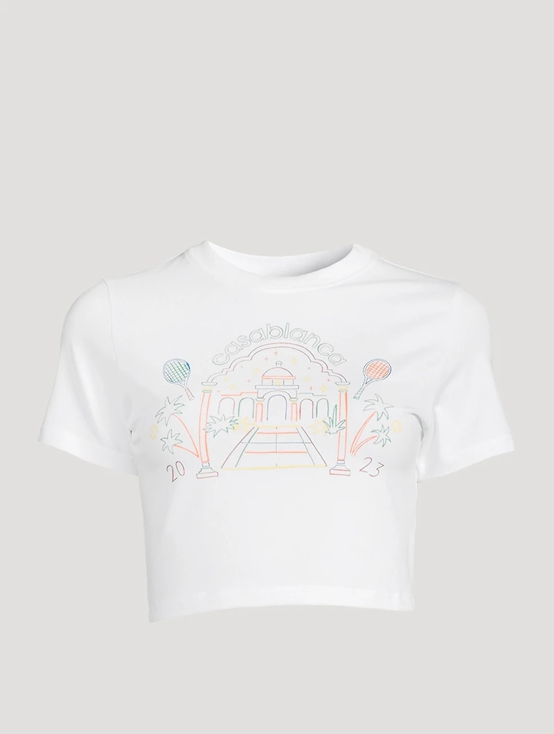 Jeu De Crayon Cropped T-Shirt