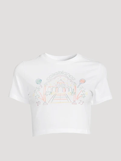 Jeu De Crayon Cropped T-Shirt