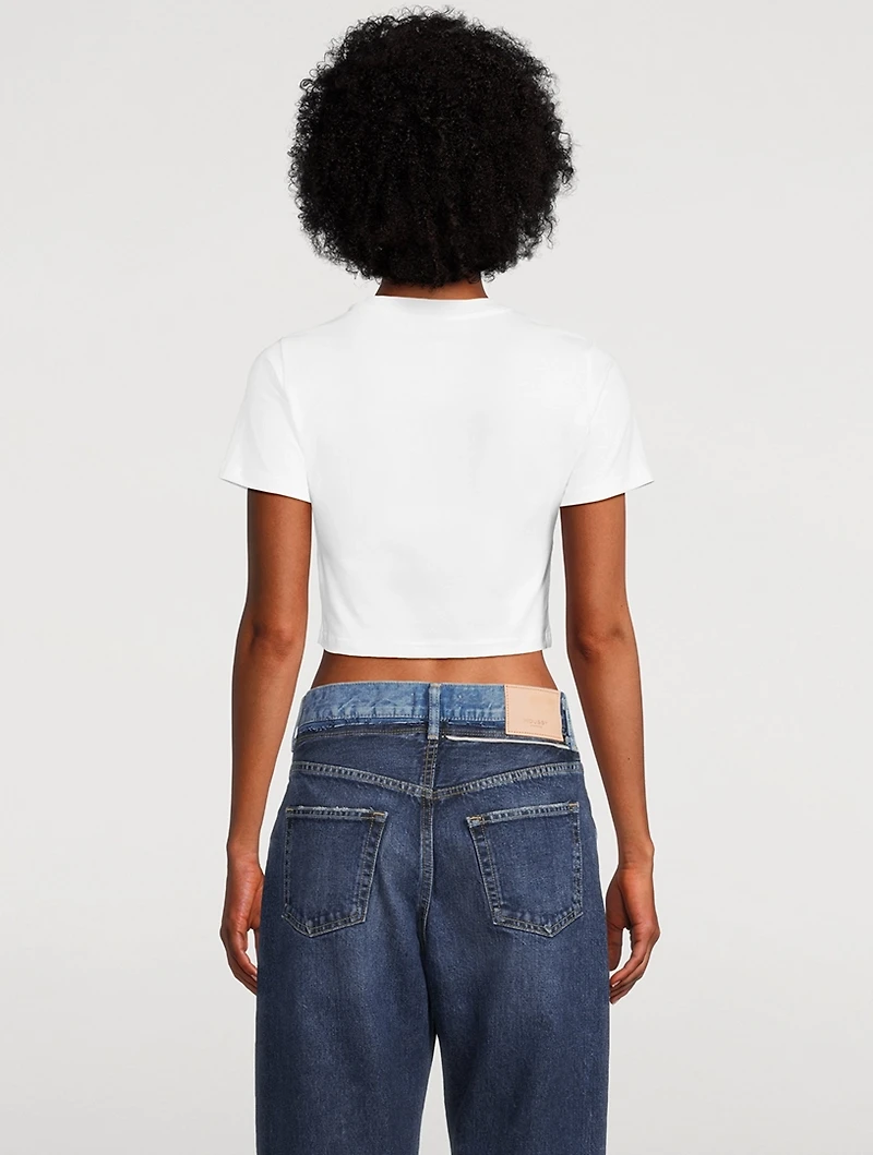 Jeu De Crayon Cropped T-Shirt
