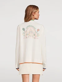 Jeu De Crayon Embroidered Cardigan