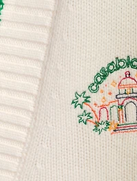 Jeu De Crayon Embroidered Cardigan