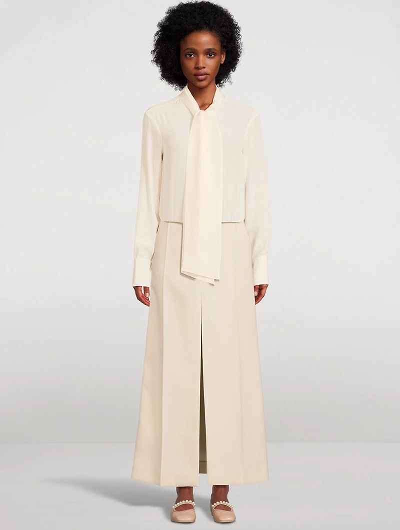 Split-Front Maxi Skirt