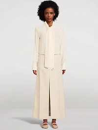 Split-Front Maxi Skirt