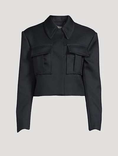 Cropped Cargo Jacket