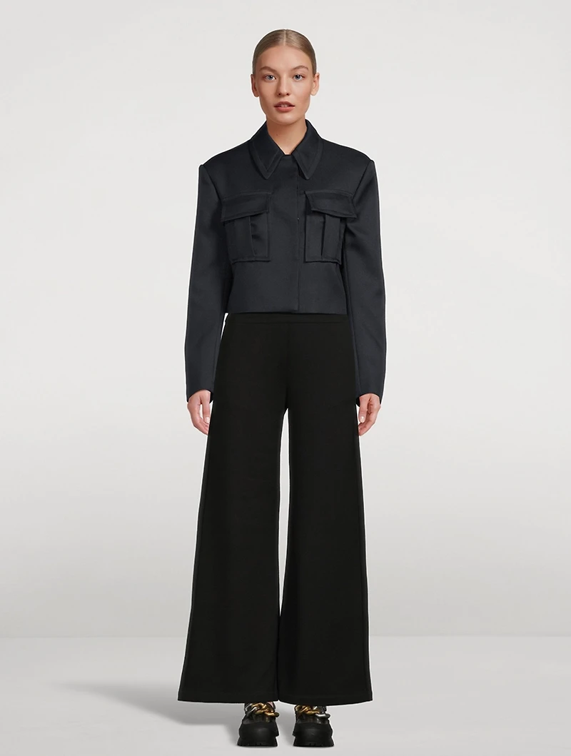Cropped Cargo Jacket