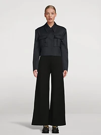 Cropped Cargo Jacket