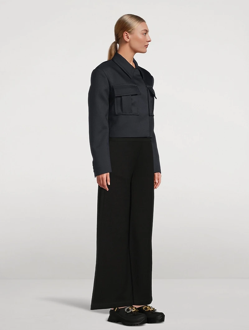 Cropped Cargo Jacket