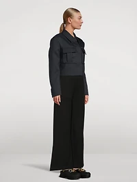 Cropped Cargo Jacket