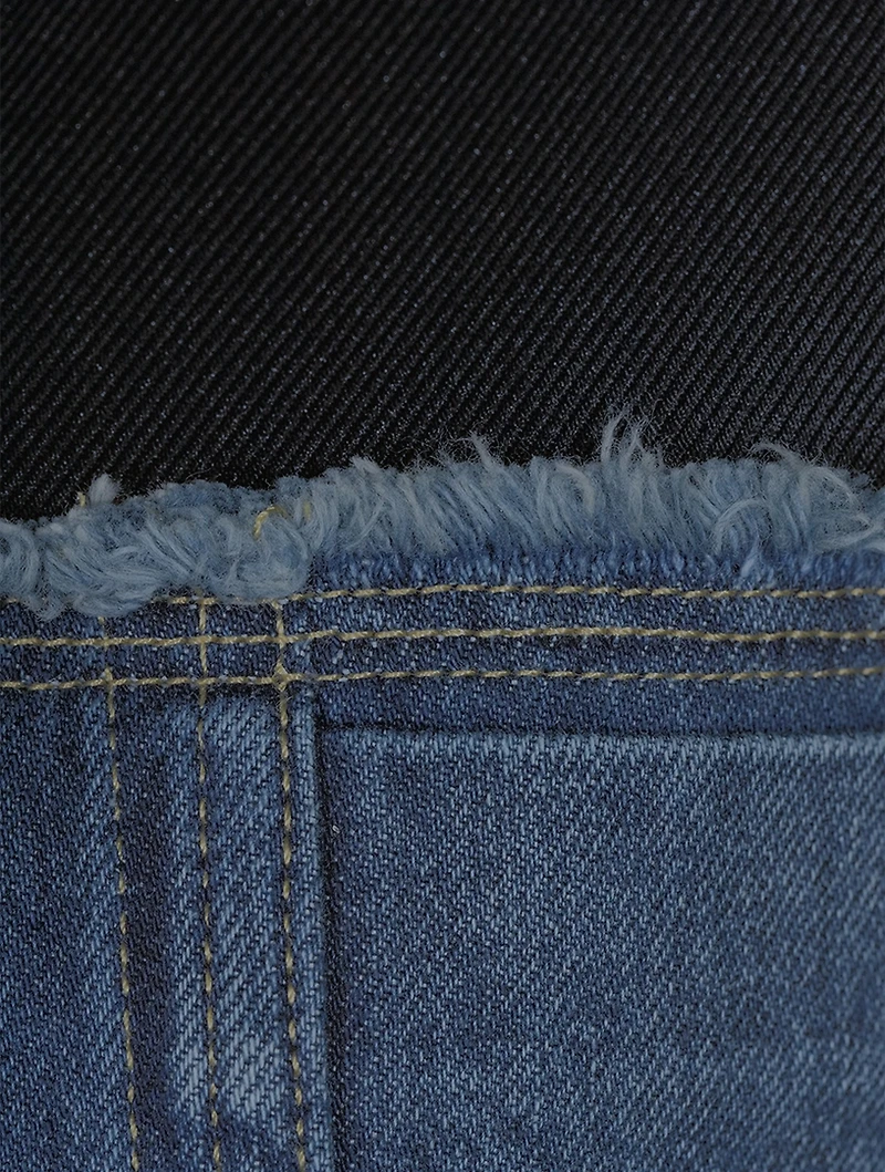 Twill Panelled Denim Jacket