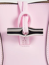 Roseau Box Leather Top Handle Bag