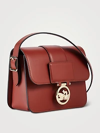 Small Box-Trot Leather Crossbody Bag