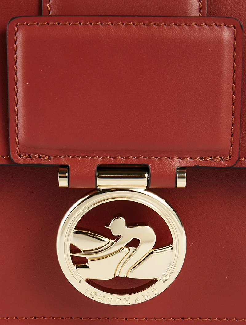 Small Box-Trot Leather Crossbody Bag