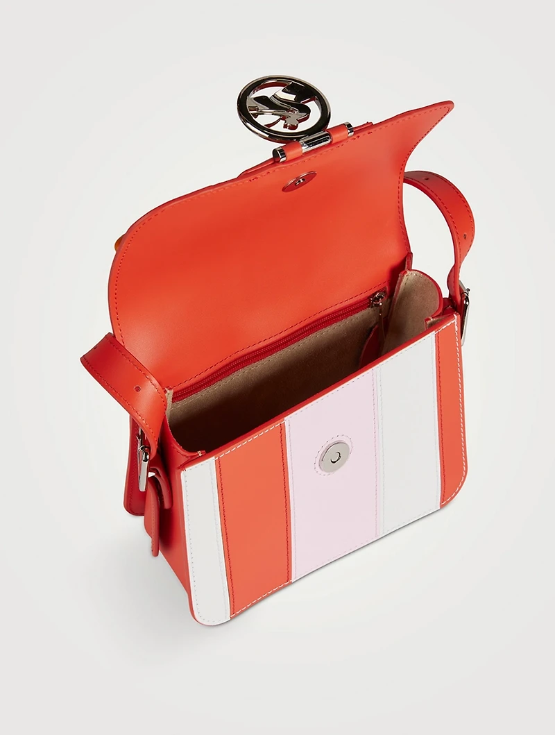 Small Box-Trot Club Leather Crossbody Bag