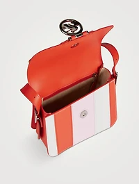Small Box-Trot Club Leather Crossbody Bag
