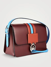 Medium Box-Trot Leather Crossbody Bag