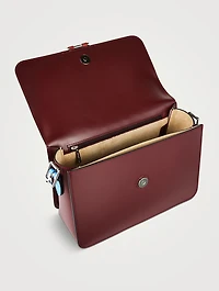 Medium Box-Trot Leather Crossbody Bag