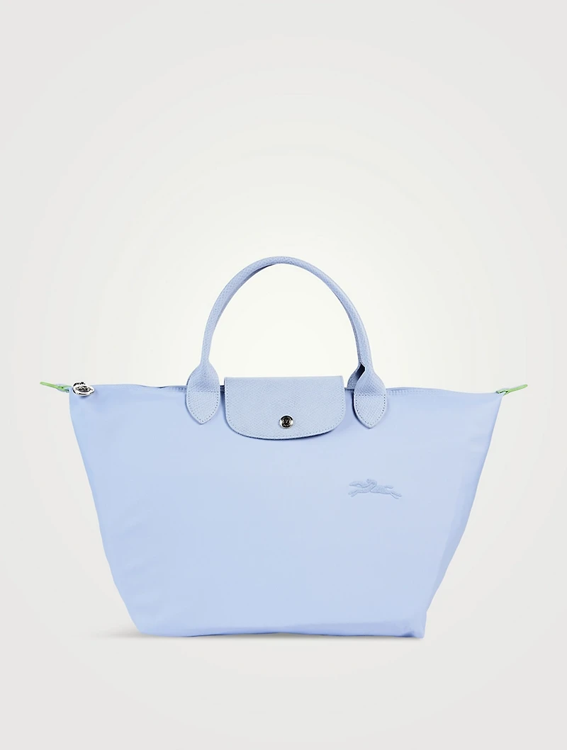 Medium Le Pliage Green Top Handle Bag
