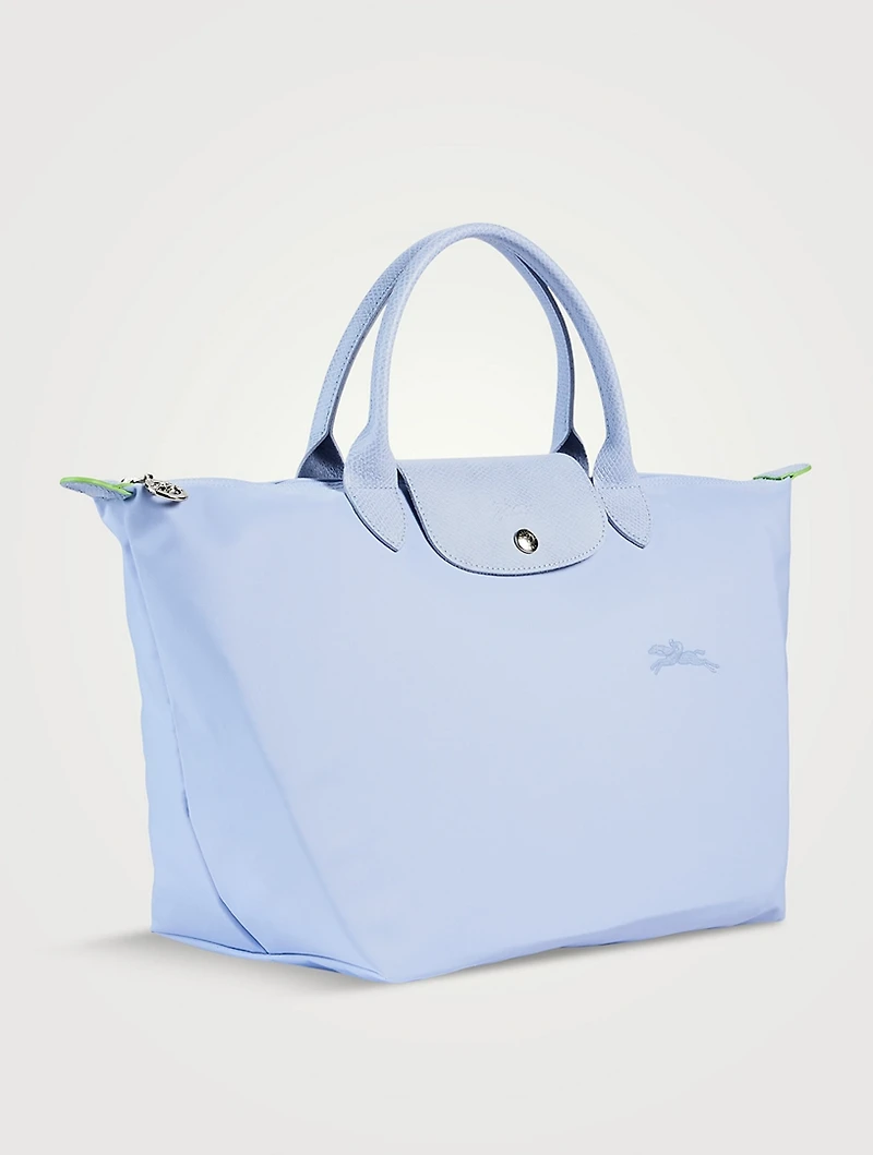 Medium Le Pliage Green Top Handle Bag