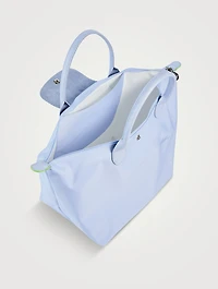 Medium Le Pliage Green Top Handle Bag