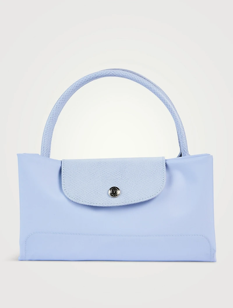 Medium Le Pliage Green Top Handle Bag