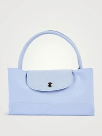 Medium Le Pliage Green Top Handle Bag