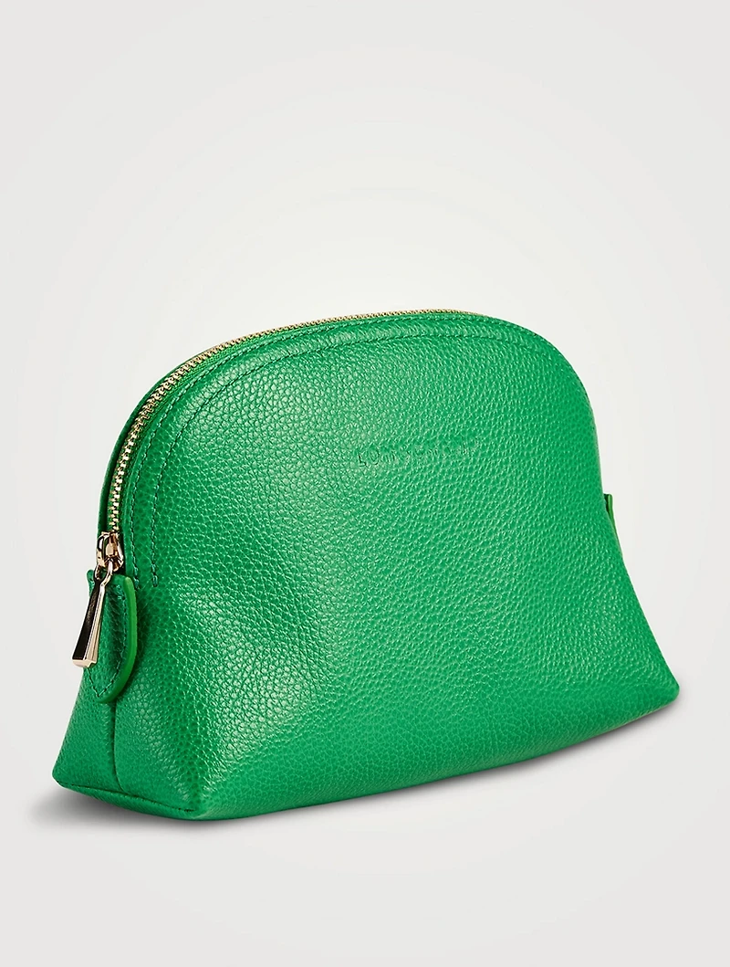 Small Le Foulonné Leather Pouch