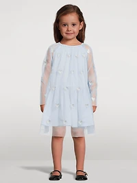 Glittery Hearts Tulle Dress