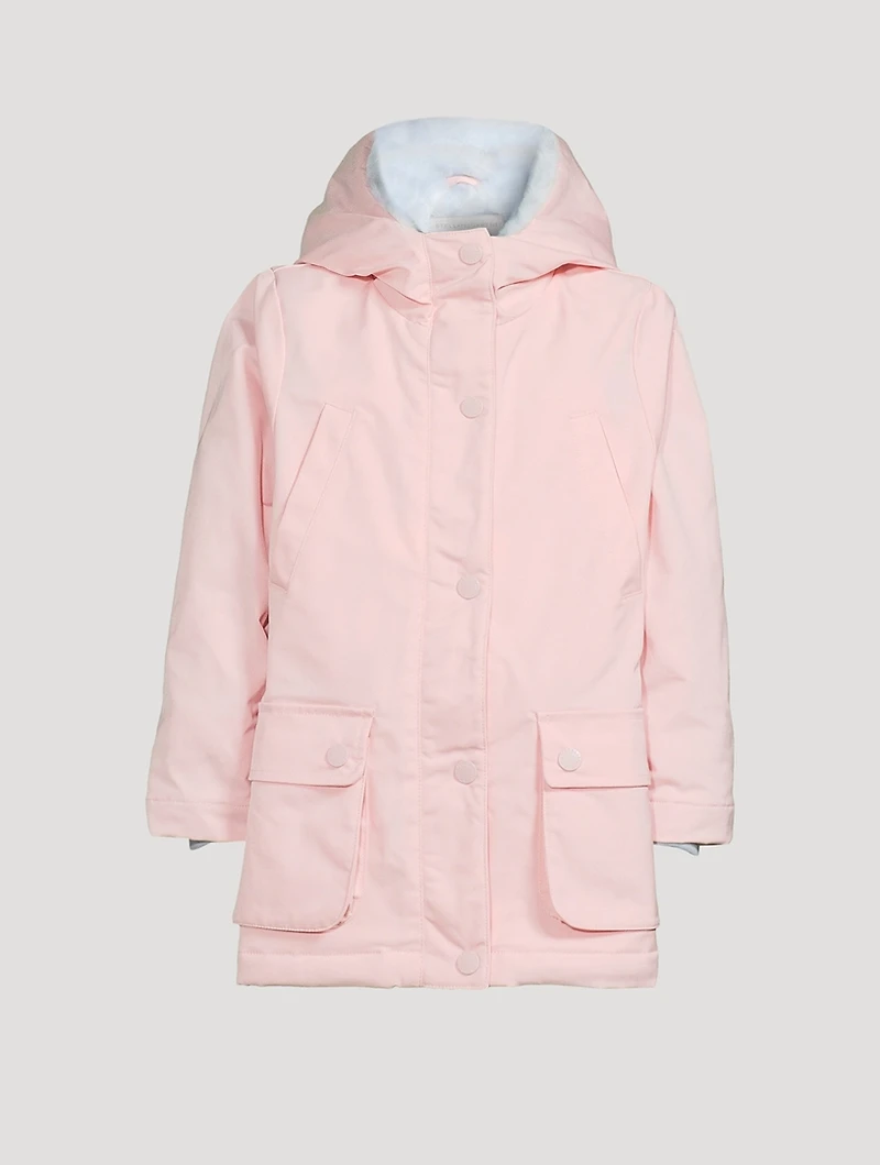 Rainbow Unicorn Cloud Hooded Raincoat