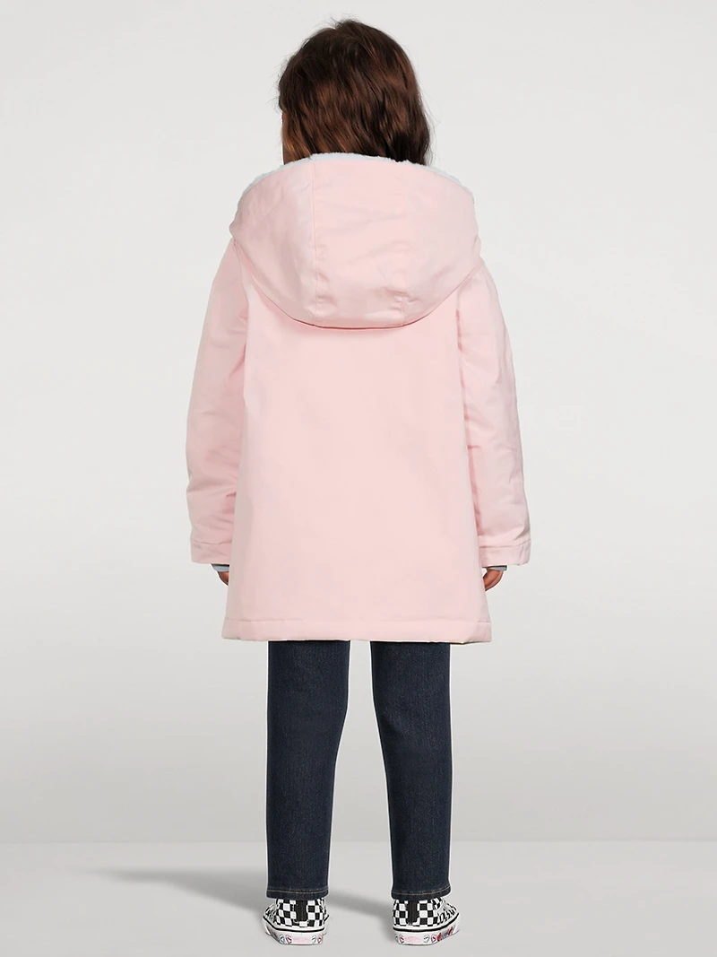 Rainbow Unicorn Cloud Hooded Raincoat