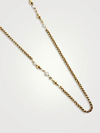 Cachemire Long Rock Crystal Necklace