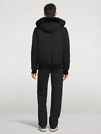 Park Vista Down Bomber Jacket With Shearling